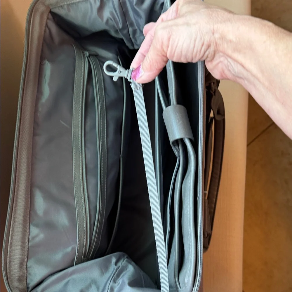 Beis Gray Mini WeekenderTote Bag with Shoulder Strap - Picture 6 of 6